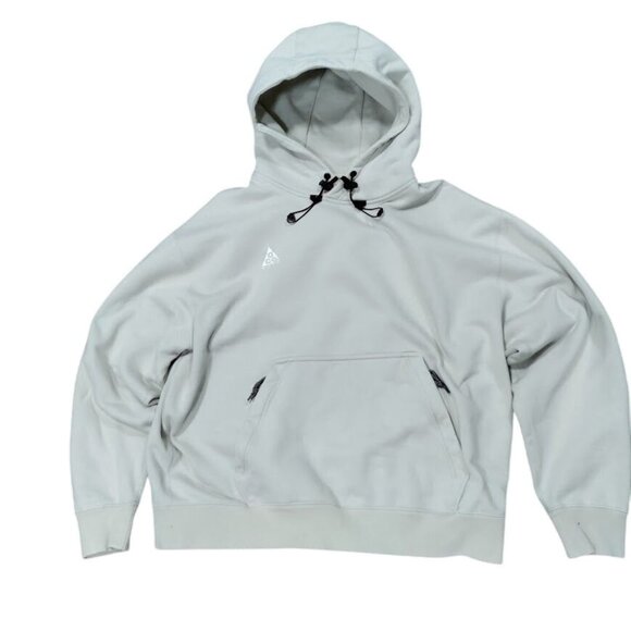 Nike ACG Other - Nike ACG "Go Outside" Beige Hoodie Sweatshirt L Made In Vietnam Cotton/Polyester
